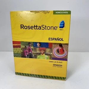 Rosetta Stone Spanish Latin America Level 1-5 Cd-rom Version 3 Homeschool Edit - Picture 1 of 10