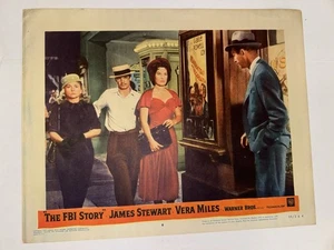 Vintage Lobby Card The FBI Story 11"x14" James Stewart Vera Miles 8 1959 WB - Bild 1 von 2