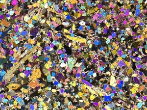 Meteorite NWA 13791 - rare Achondrite ungrouped - High Quality Thin Section - Picture 1 of 10