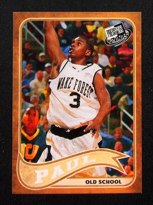 Press Pass Chris Paul 2005 inserción de la vieja escuela #25 lista de verificación Foto 1 de 2