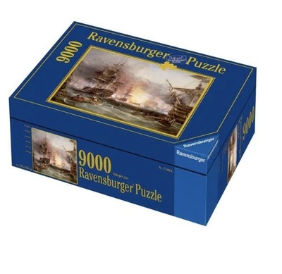 NEW SEALED Gift Ravensburger Jigsaw Puzzle BOMBARDMENT OF THE ALGIER 9000 pcs - Image 1 of 3
