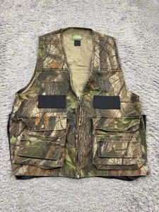 Quail Unlimited Vest Men Large Realtree Hardwoods Camo Shooting Dove Hunting Vtg - Picture 1 of 10