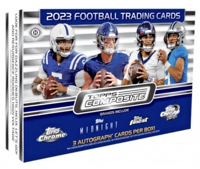 2023 Topps Composite Football Hobby Box, 3 Autos, Sealed Box - Image 1 of 3