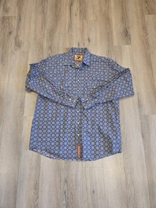 Cinch Classic Cowboy Collection Herren XL Pearl Snap Langarm Western Muster - Bild 1 von 8