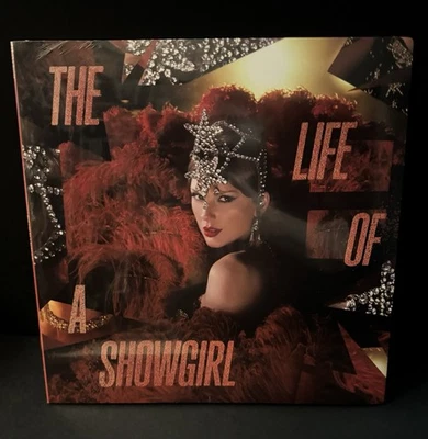Taylor Swift Life of a Showgirl Tiny Bubbles in Champagne Red Lipstick Vinyl LP - Image 1 of 2