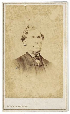 C R Savage, Charles Roscoe / 'Daniel H Wells 2do Consejero' 1868 Foto 1 de 2