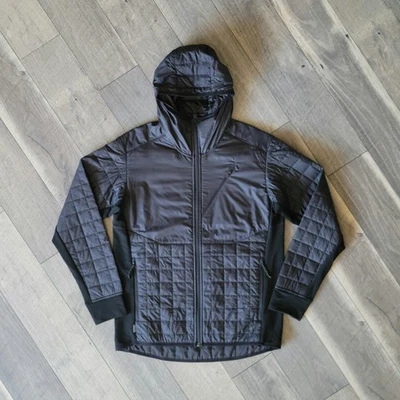 Icebreaker Merinoloft Helix Jacket L Black Lightweight Performance Layer Hoodie - Image 1 of 4