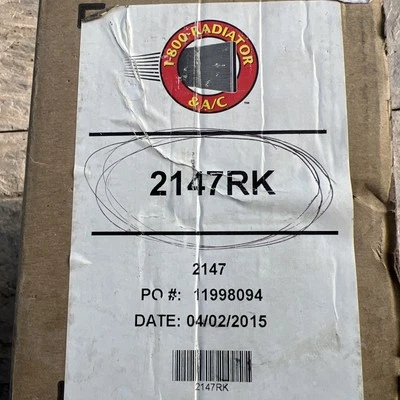 99-2001 Acura TL 1998-2002 Honda Accord V6 - Radiador de núcleo de aluminio - 2147RK Foto 1 de 4