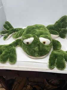 Adventure Animal Floppy Plush Frog Green Stuffed Animal HUGE 40” 2016 - Picture 1 of 9