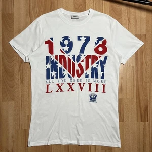 Diesel Ind 1978 All You Need Is More weißes Herren T-Shirt Gr. M - Bild 1 von 5