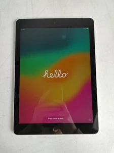 Apple iPad 6th Gen A1954 32 GB iOS 17.7.5 Space Gray Tablet - Picture 1 of 6