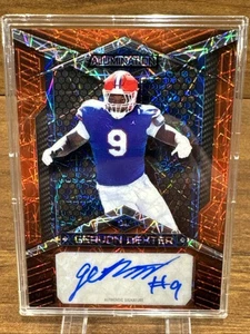 2023 Wild Card Alumination Draft Gervon Dexter Orange Crystal Auto RC /75 - Picture 1 of 4
