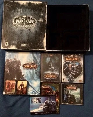 Word of Warcraft Wrath Lich King Edición Coleccionista 2008 Incompleto — Códigos Usados Foto 1 de 4