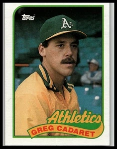 1989 Topps #552 Greg Cadaret - Picture 1 of 2
