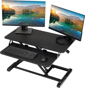 TechOrbits 32in Adjustable Sit-to-Stand Workstation *For Parts* Black, Classic - Picture 1 of 1