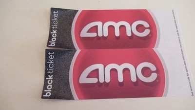 AMC MOVIE THEATER BLACK TICKETS 2 - Image 1 of 3