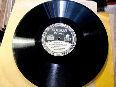 1916 WAIKIKI HAWAIIAN Or Louise + Ferera ALOHA SUNSET LAND My Sweet EDISON 50406 Foto 1 de 4