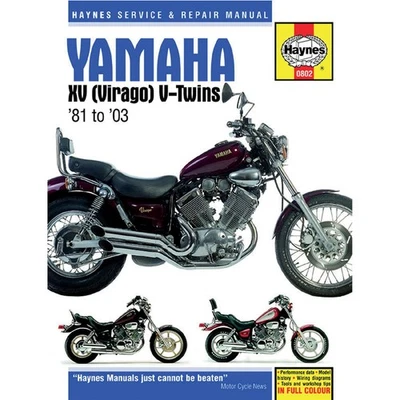 Haynes Manuals Service and Repair Manual for Yamaha XV Virago V-Twin 802 - Image 1 of 3