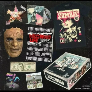 BONEZ MC - Hollywood BOX SET Zombie Maske  T-SHIRT  Gr. S  187 Straßenbande GZUZ - Bild 1 von 9