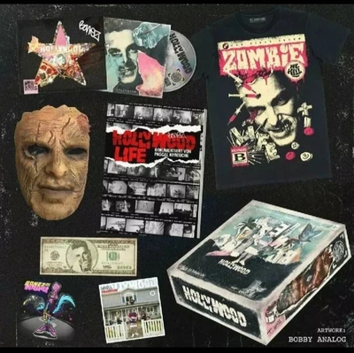 BONEZ MC - Hollywood BOX SET Zombie Maske  T-SHIRT  Gr. S  187 Straßenbande GZUZ - Bild 1 von 4