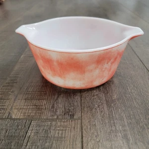 Vintage PYREX Flame Red 474-B Casserole 1.5 Qt No Lid - Picture 1 of 11