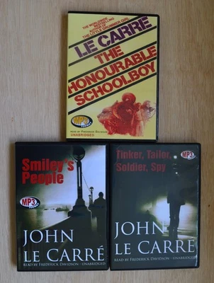 The Tinker, Tailor, Soldier, Spy Trilogy - John Le Carre - 3 Audiobooks on MP3CD - Image 1 of 2