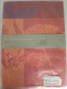 Jacquard Tablecloth Autumn Leaf Rectangular 59X90"-NEW! - Picture 1 of 4