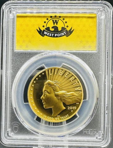 2019-W G$100 Enhanced High Relief SP70PL PCGS (#PA43037459) Cover