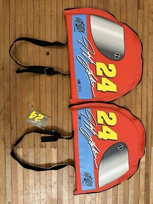 Cojines de asiento de carreras Jeff Gordon almohadillas cremallera juntos 1999 ¡Nuevo stock antiguo con etiquetas! Foto 1 de 4