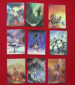 1991 BORIS SERIE 1 SET COMPLETO 90 CARTE IMMAGINI MITICHE E FANTASY BORIS VALLEJO - Foto 1 di 4
