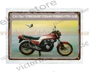 1982  motorcycle metal tin sign garage decor cottage kitchens - Picture 1 of 4