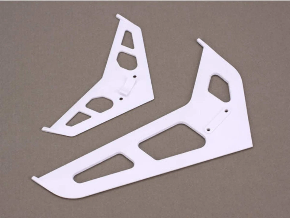 Blade 450 Stabiliser Fin Set White : BLH1672 - Image 1 of 1