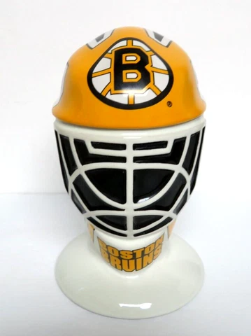Boston Bruins Hockey Helmet lidded stein Cover