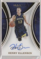 2016-17 Panini Immaculate Collegiate /99 Henry Ellenson #43 Rookie Auto RC