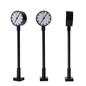 3pcs Model Railway HO Scale 1:87 Light Platform Clock Lamp Train Station Layout - Picture 1 of 6