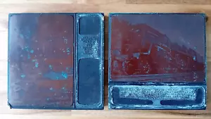 2 Vintage Copper Printing Blocks Steam Locomotives 0-6-0 N.o2392 & Evening Star - Picture 1 of 8