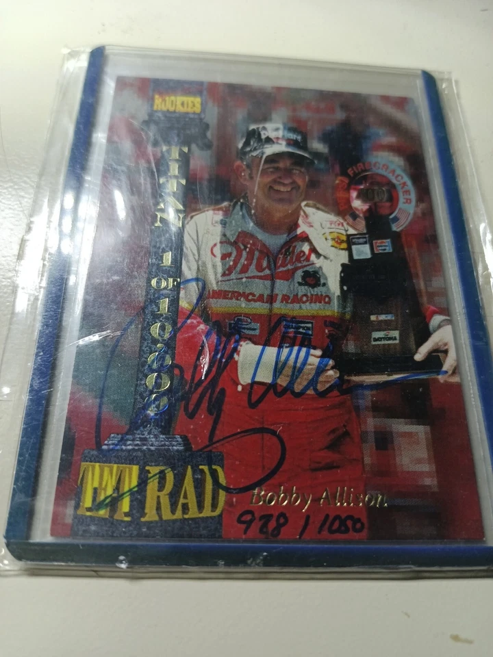 1994 Signature Rookies Tetrad Titans Autograph Bobby Allison/1050 - Image 1 of 1