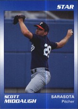 1990 Sarasota White Sox Star #16 Scott Middaugh