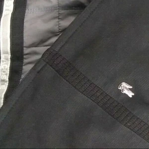 Giacca/gilet LACOSTE 2 in 1 bomber cerniera intera uomo taglia 100 logo nero metallizzato - Foto 1 di 12
