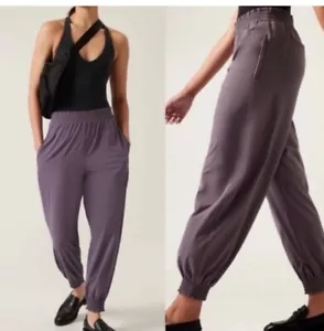 Athleta Dusk Violet Savannah Jogginghose Lifestyle Reise Arbeitshose #798621 Neu mit Etikett! 18 - Bild 1 von 12