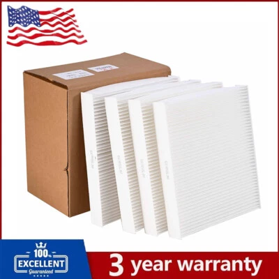 4PCS Cabin Air Filter For Kenworth T680 T800 T880 Peterbilt 567 579 Cummins ISX - Image 1 of 4