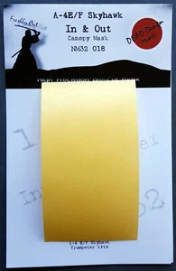 A-4E/F Skyhawk Maschera baldacchino in&Out per trombettiere 1/32 - design morto quasi nuovo di zecca 2018 - Foto 1 di 8
