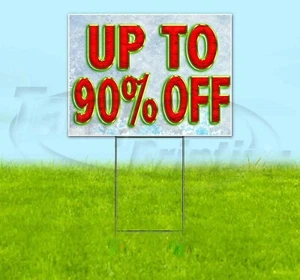 UP TO 90% OFF 18x24 Yard Sign Corrugated Plastic Bandit Lawn Business CHRISTMAS - Picture 1 of 5