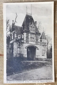 CPA - entrée du Château Morand - St-Martin-d'Estréaux (Loire) - Picture 1 of 1