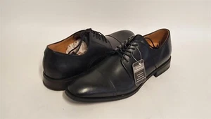 La Milano Men's Classic Cap Toe Oxfords Lace Dress Shoes, Black, 13 M US NEW - Picture 1 of 5