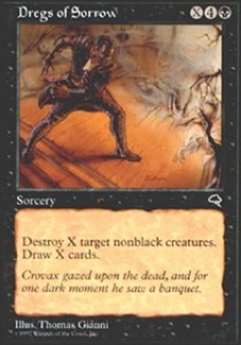 Dregs of Sorrow ~ Heavily Played Tempest MTG Magic UltimateMTG Black Card - Image 1 of 1