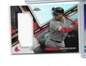 2019 Topps Chrome Yoan Moncada Rookie Debut Gear Relic CASE HIT RED SOX  - Picture 1 of 1