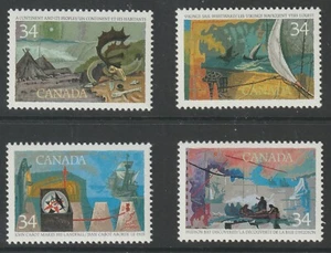 Canada 1986 #1104-07 Exploration of Canada-1 Discoverers - MNH - Picture 1 of 5