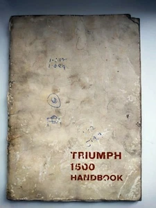 TRIUMPH 1500 Owners Drivers Manual Handbook Operating Instructions 1970 - Picture 1 of 1