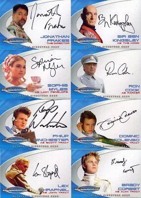 Thunderbirds Are Go! Movie Autograph Card Set 10 Cards - Image 1 of 4